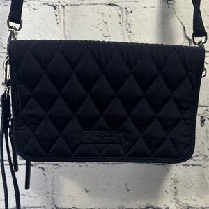 Vera Bradley Navy Quilted Crossbody Bag